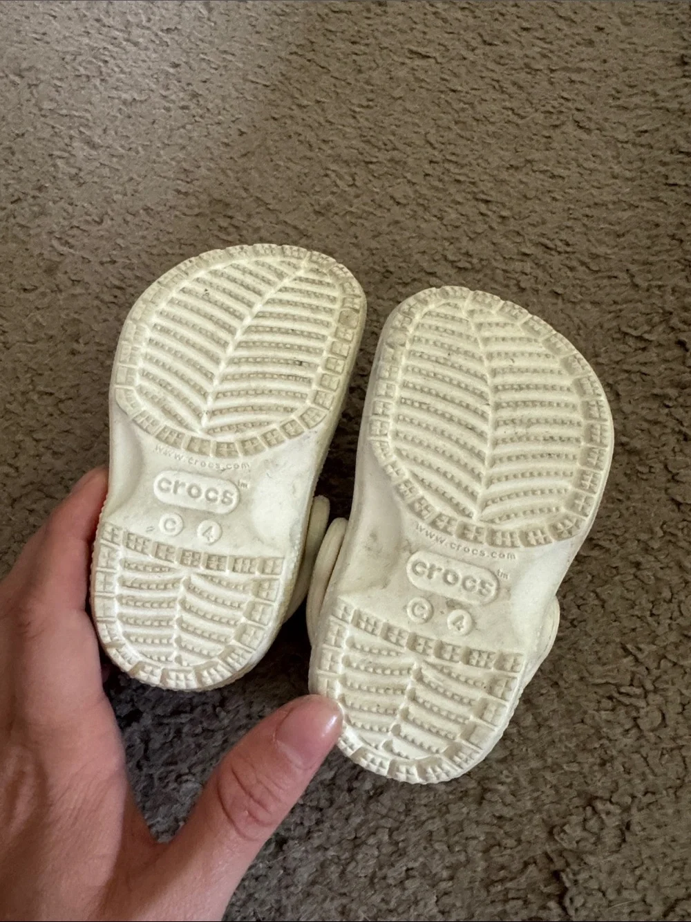 Crocs Kids White Clog Sandals - Classic Comfort